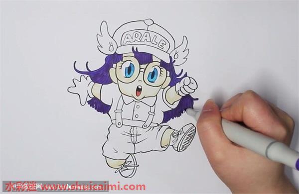 可爱阿拉蕾怎么画 可爱阿拉蕾简笔画步骤
