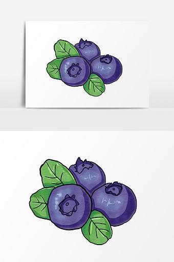 蓝莓简笔画 蓝莓简笔画图片
