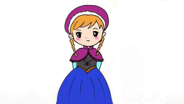 安娜公主简笔画 安娜公主简笔画艾莎