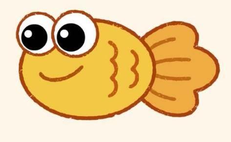 小金鱼简笔画 小金鱼简笔画彩色