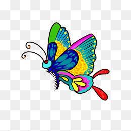 蝴蝶简笔画彩色 画蝴蝶怎么画