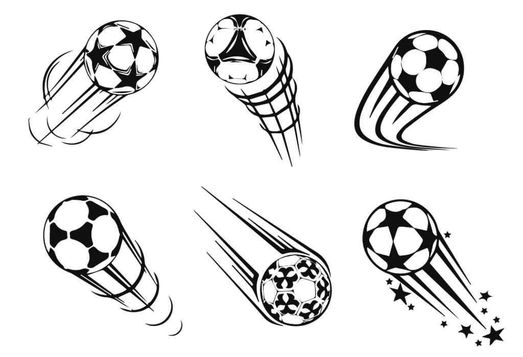 足球图片简笔画 彩色足球图片简笔画
