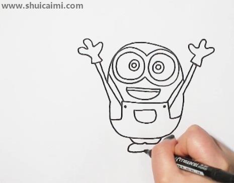 神偷奶爸小黄人简笔画怎么画 神偷奶爸小黄人简笔画好看