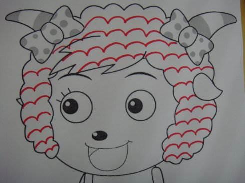 懒羊羊简笔画 懒羊羊简笔画可爱