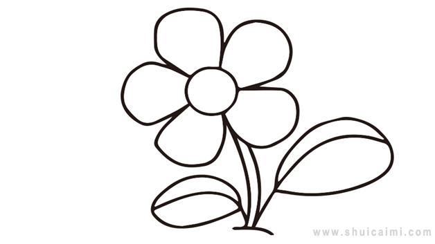 花卉简笔画怎么画 花卉简笔画步骤