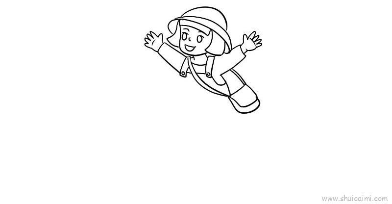 踏青春游儿童画怎么画 踏青春游简笔画简单又好看