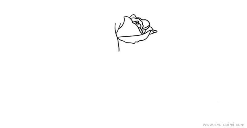玫瑰花儿童画怎么画 玫瑰花简笔画步骤
