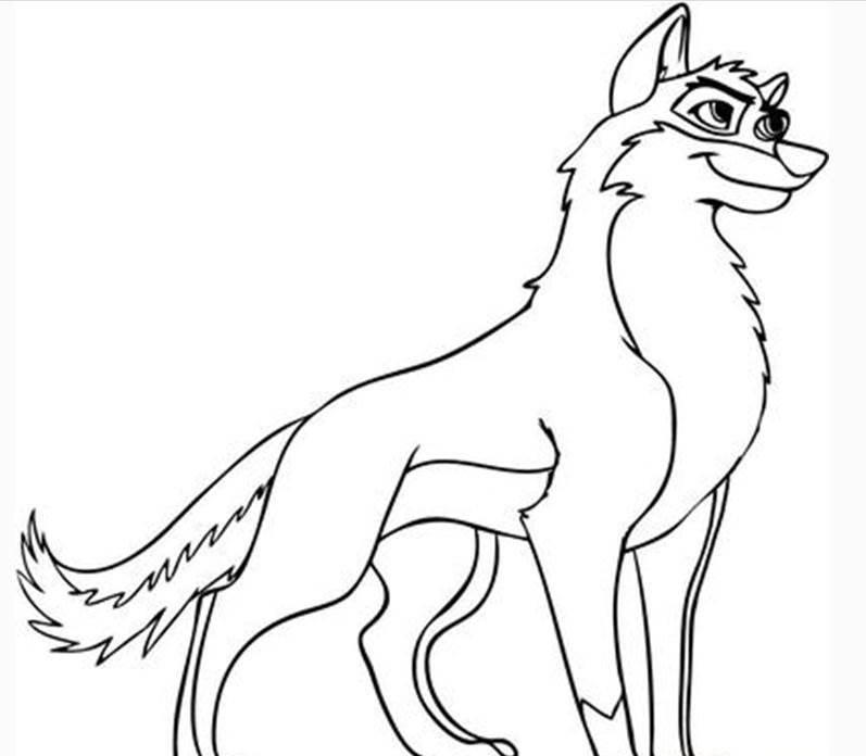 狼简笔画 狼简笔画凶残霸气