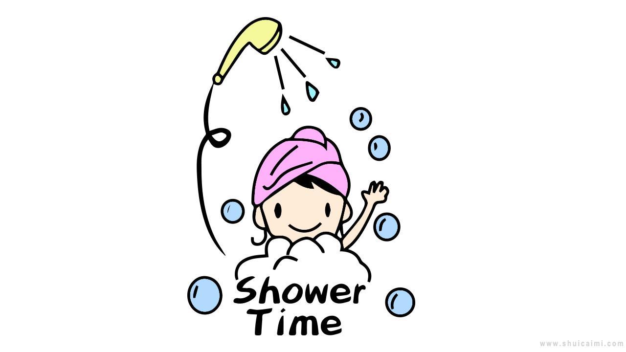 洗澡简笔画怎么画 洗澡简笔画步骤