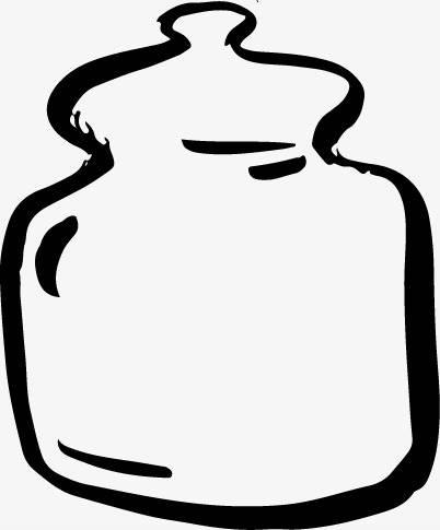 罐子简笔画 糖果罐子简笔画