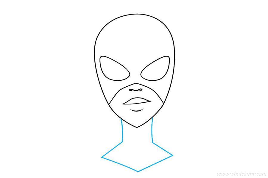 猫女怎么画 猫女简笔画图片大全带颜色