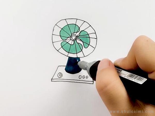 电风扇简笔画怎么画 电风扇简笔画简单