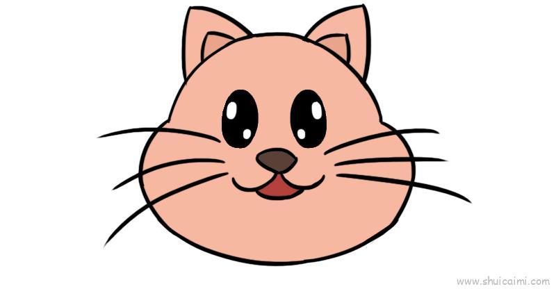 猫头儿童画怎么画 猫头简笔画图片大全