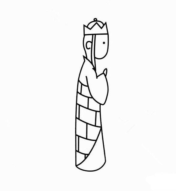 唐僧简笔画 唐僧简笔画Q版