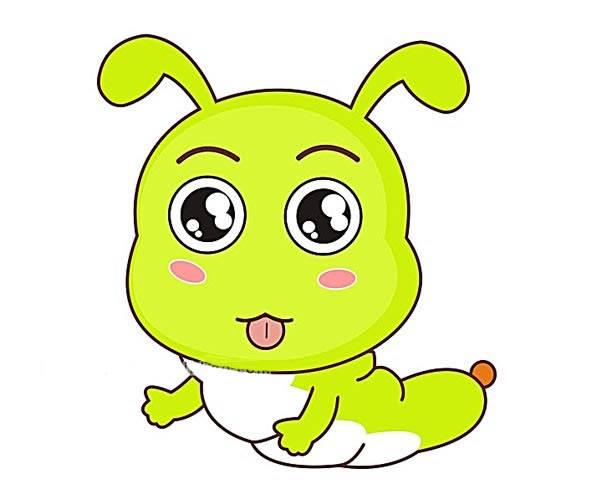 毛毛虫简笔画 毛毛虫简笔画带颜色