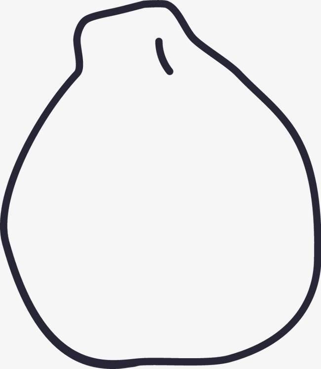 柚子简笔画 柚子简笔画图片大全