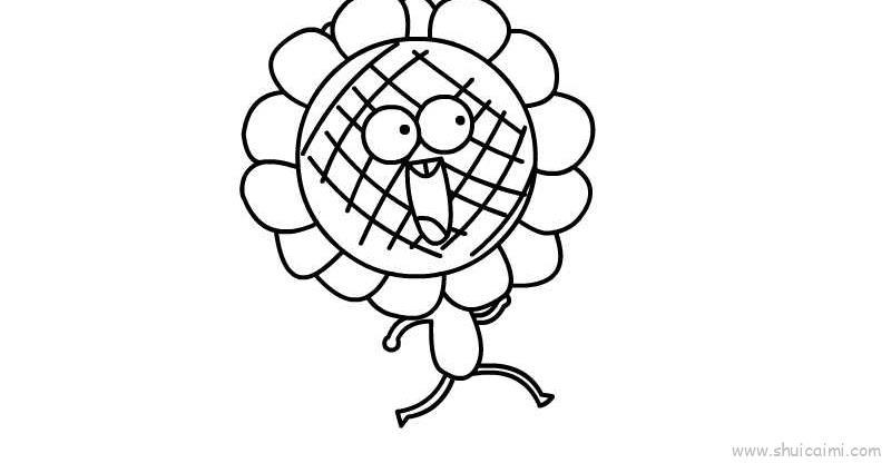 向日葵儿童画怎么画 向日葵简笔画步骤