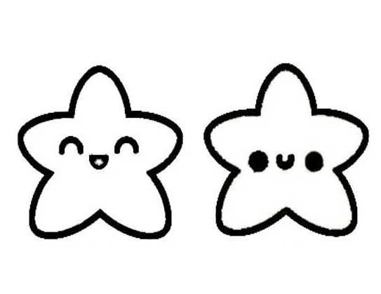 星星简笔画 星星简笔画图片彩色