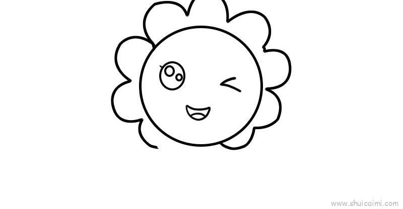 小女孩挥手儿童画怎么画 小女孩挥手简笔画图片大全