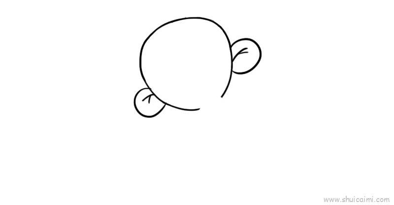大耳朵图图儿童画怎么画 大耳朵图图简笔画图片大全