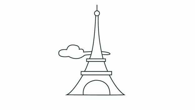 塔的简笔画怎么画 塔简笔画图片大全