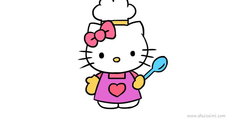 凯蒂猫儿童画怎么画 凯蒂猫简笔画简单