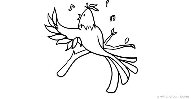 小鸟儿童画怎么画 小鸟简笔画简单