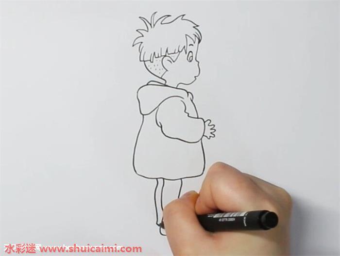 宗介简笔画的画法步骤详细教程