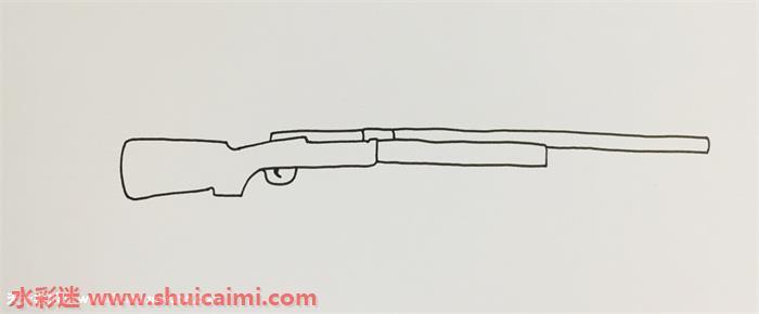 m24怎么画 m24简笔画步骤图