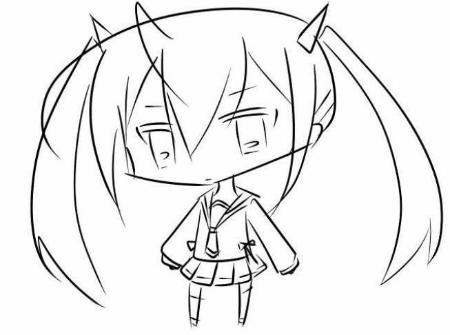 线条简笔画 线条简笔画直线曲线