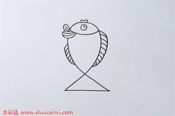 数字2画小鱼怎么画 数字2画小鱼简笔画步骤