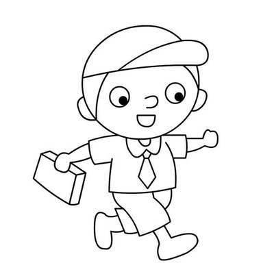 小学生人物简笔画图片大全 小学生人物简笔画图片大全彩色
