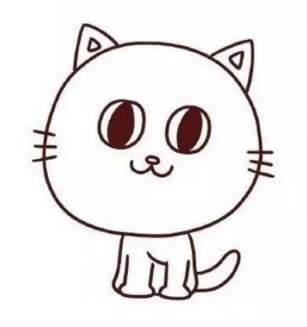 小猫简笔画 小猫简笔画图片大全