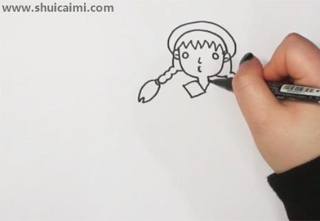 小女孩简笔画怎么画 小女孩简笔画简单