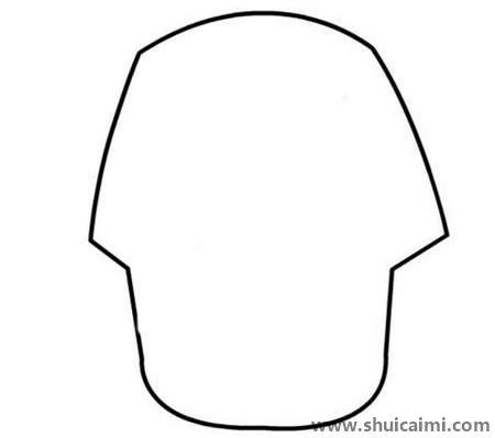 彩色古埃及法老儿童简笔画