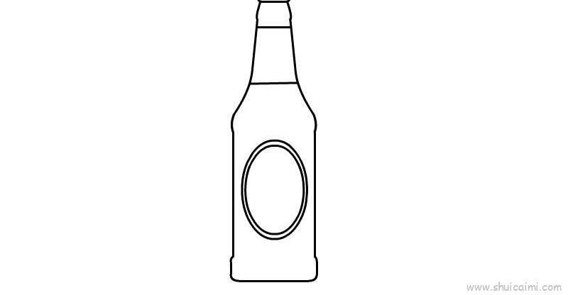 啤酒瓶教程儿童画怎么画 啤酒瓶教程简笔画好看
