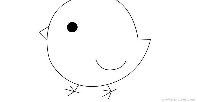 小鸡儿童画怎么画 小鸡简笔画简单又好看