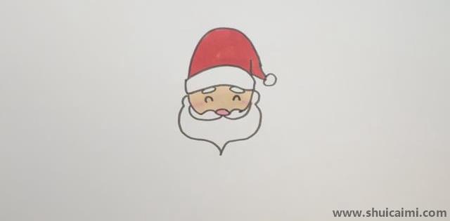 圣诞老人儿童简笔画怎么画 圣诞老人儿童画图片