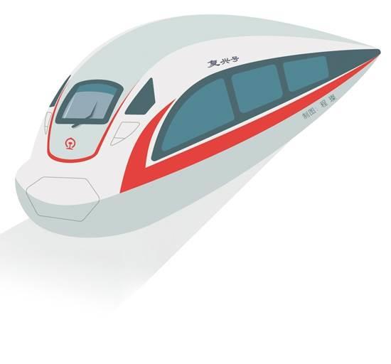 动车简笔画 动车简笔画简单又漂亮