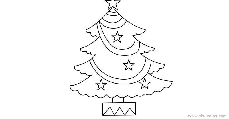 圣诞树儿童画怎么画 圣诞树简笔画好看