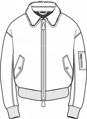 外套简笔画 外套简笔画涂色