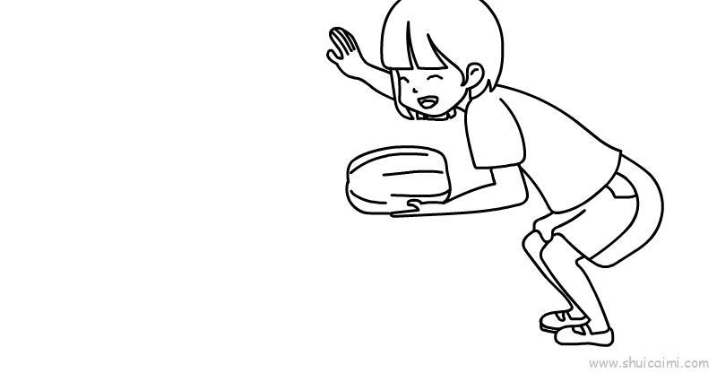 包粽子儿童画怎么画 包粽子简笔画步骤