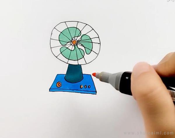 电风扇简笔画怎么画 电风扇简笔画简单