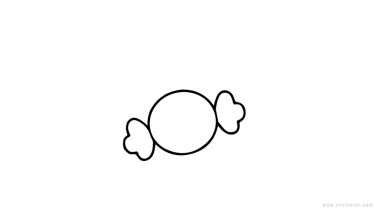 教你怎么画可爱的彩色糖果简笔画，超简单