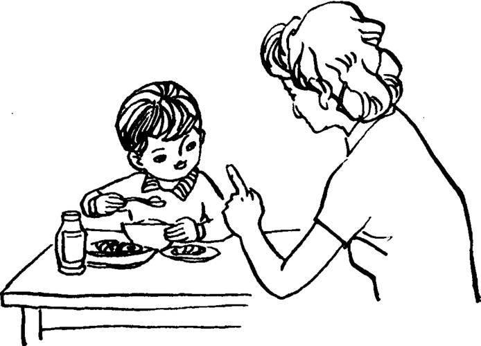 吃饭简笔画 吃饭简笔画儿童画