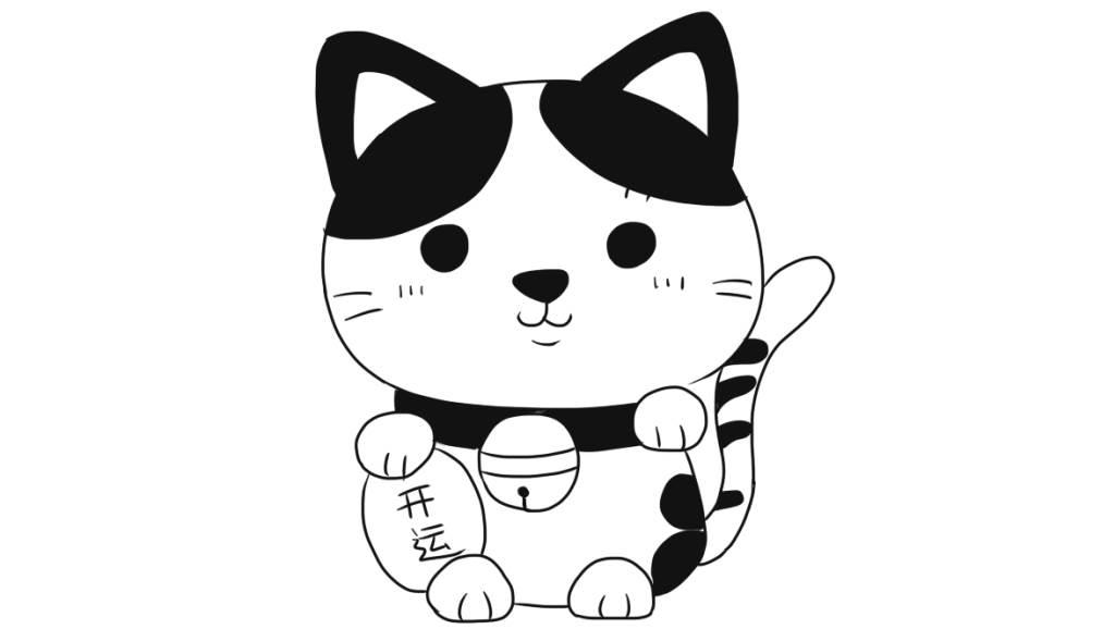 猫简笔画图片 猫简笔画图片大全可爱