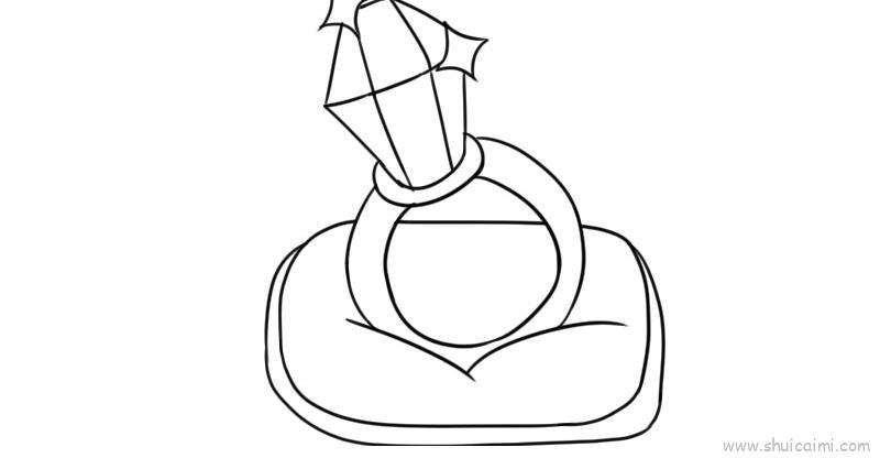 情人节大钻石儿童画怎么画 情人节大钻石简笔画图片大全