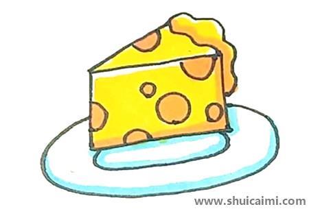 奶酪儿童简笔画
