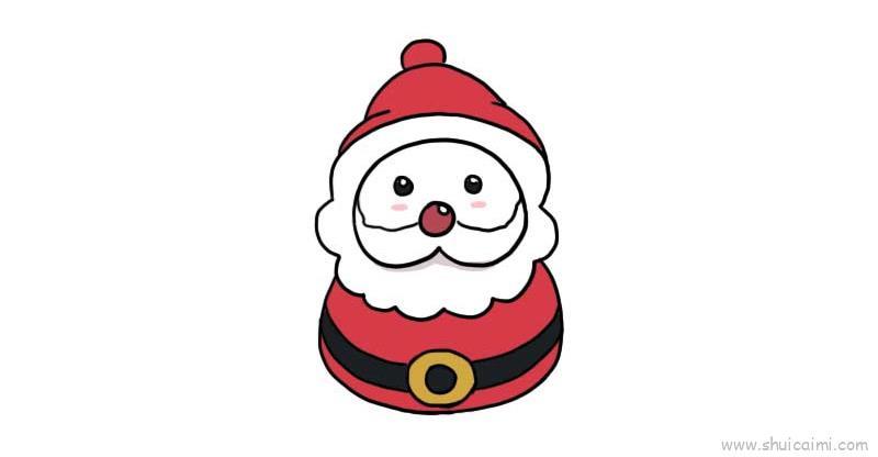 圣诞老人儿童画怎么画 圣诞老人简笔画图片大全