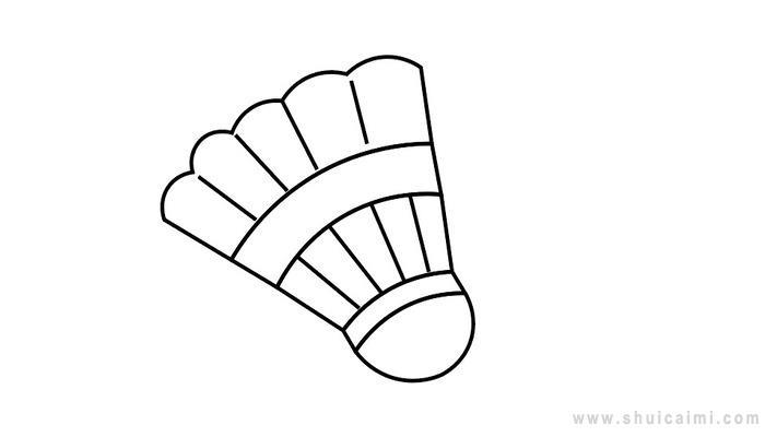 羽毛球简笔画怎么画 羽毛球简笔画画法